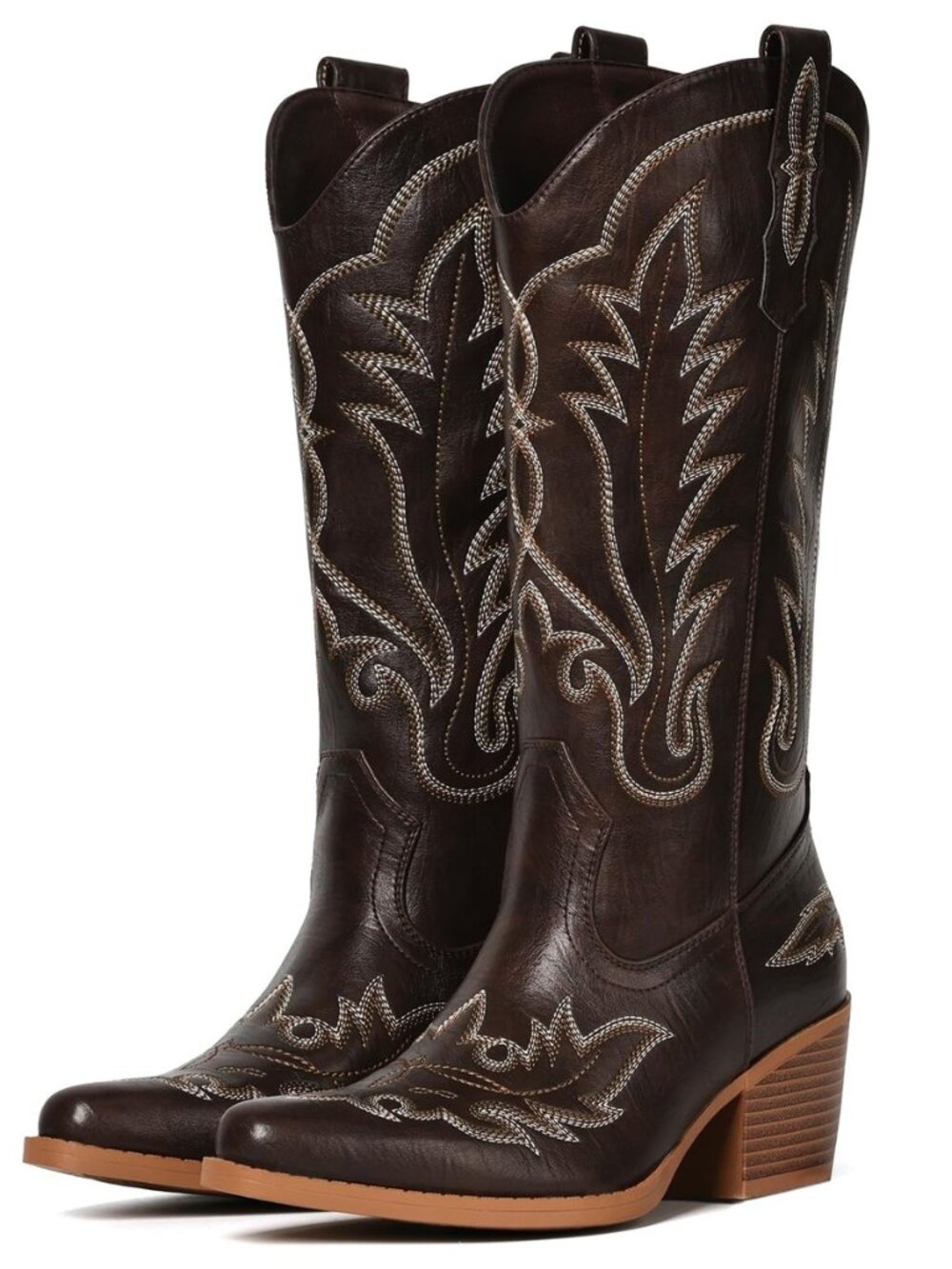 Cowboy Boots for Women Western Mid Calf Cowgirl Boots